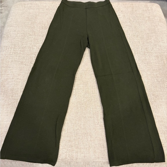 Sezane Matthew Trousers Size S Khaki - Picture 4 of 7